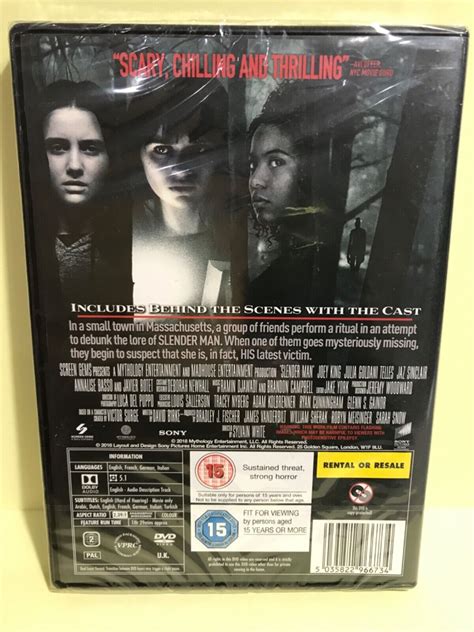 Slender Man (DVD, 2018) Joey King, Julia Goldani - NEW & SEALED ...
