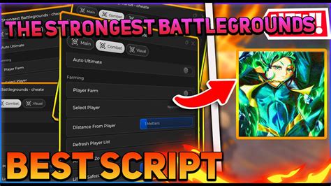 The Strongest Battlegrounds Script Gui Hack Auto Farm Auto Skills