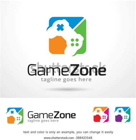 Game Zone Logo Template Design Vector Stock Vector Royalty Free