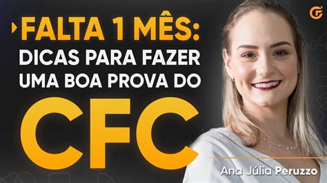 DICAS PARA FAZER UMA BOA PROVA DO EXAME CFC YouTube