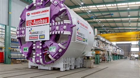 120 Meter lange Tunnelvortriebsmaschine für Wiener U Bahn Ausbau geht