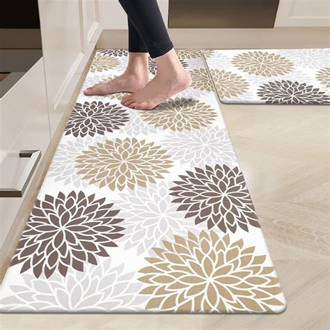 Amazon Hebe Anti Fatigue Kitchen Rug Sets Piece Non Slip Kitchen