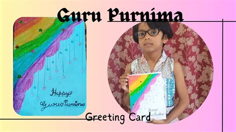 Guru Purnima Easy Greetings Card For Teachers Art Gurupurnima Guru