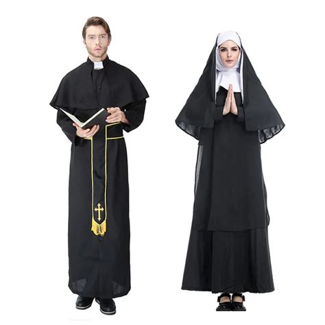 Men Women Lovers Maria Priest Halloween Masquerade Cosplay Jesus In Movie And Tv Costumes From