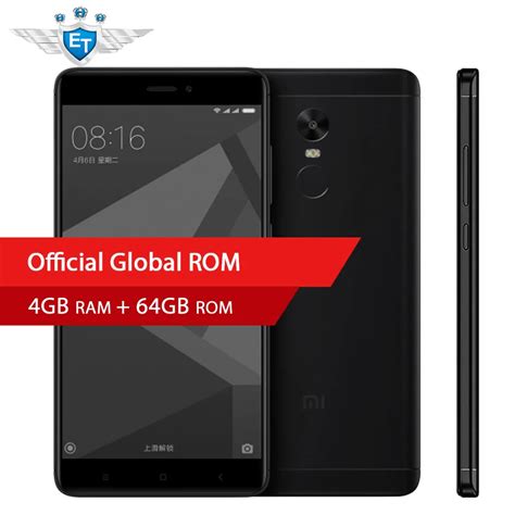 Original Xiaomi Redmi Note 4X Smartphone 64GB Global ROM 4GB RAM MTK