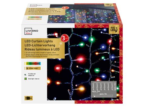 LIVARNO Home LED Lichtervorhang 440 LEDs