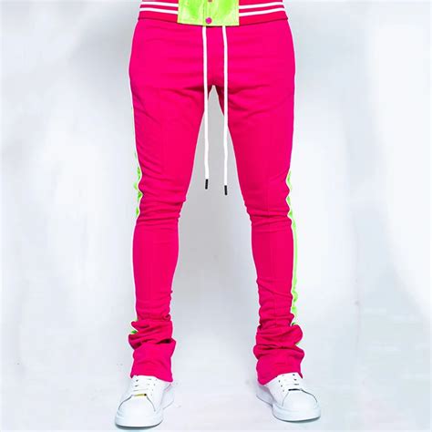 Custom Men Trousers Stack Leggings Sweatpants Custom Trackpants Mens