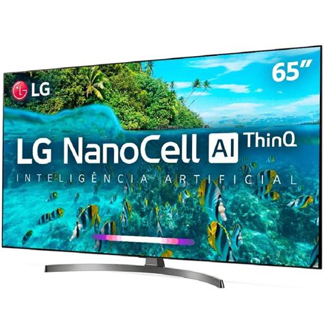 Smart TV LED 65 LG 65SM8100 Ultra HD 4K Nanocell Conversor