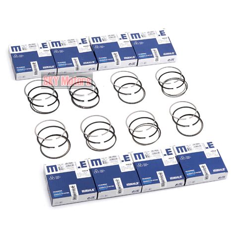 MAHLE 8x Piston Rings Set Φ84 5mm For Audi RS4 R8 4 2L FSI BNS BYH