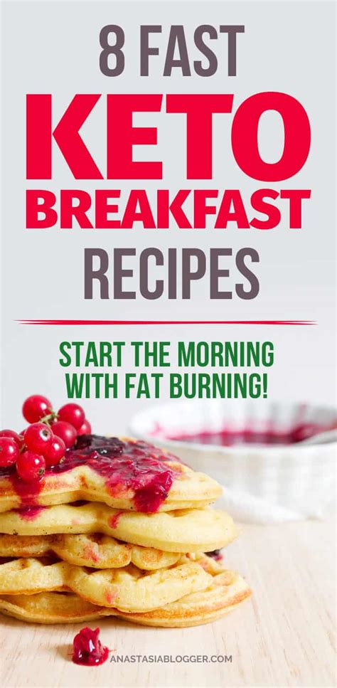 8 Easy Keto Breakfast Recipes On The Go Fat Burning From The Morning