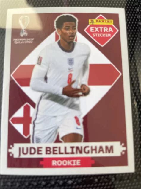 Panini Fifa World Cup Qatar Jude Bellingham England Rookie Extra