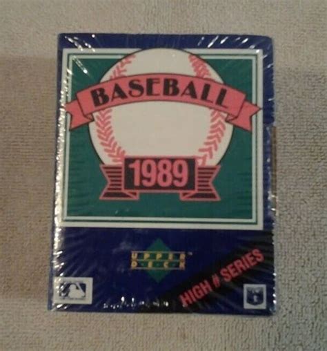 1989 Upper Deck Baseball High Series Cards 701 800 Sealed Nib Ebay