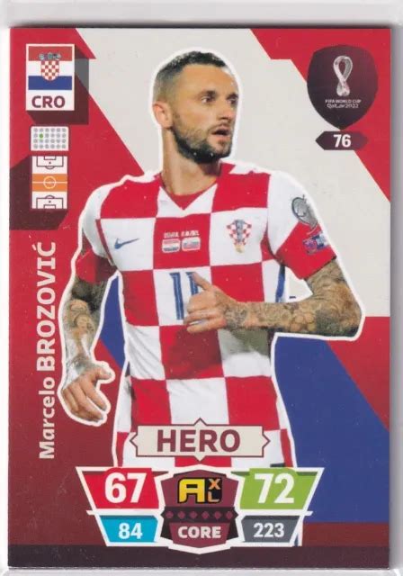 Panini Qatar World Cup Carte Hero Num Ro Marcelo Brozovi