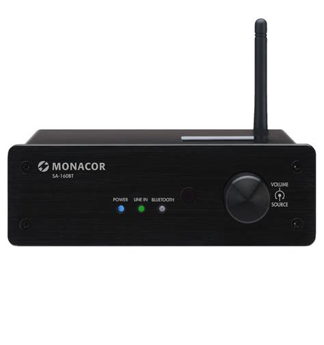 Kompaktowy Wzmacniacz Stereo Hi Fi 2x30W Monacor SA 160BT AVstore Pl