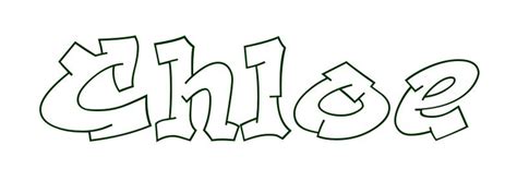 Coloring Page First Name Chloe