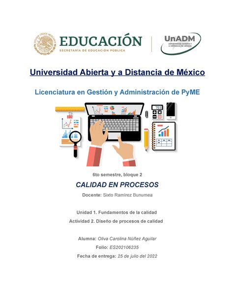 GAP U1 A2 NUAO TRABAJOS Universidad Abierta y a Distancia de México