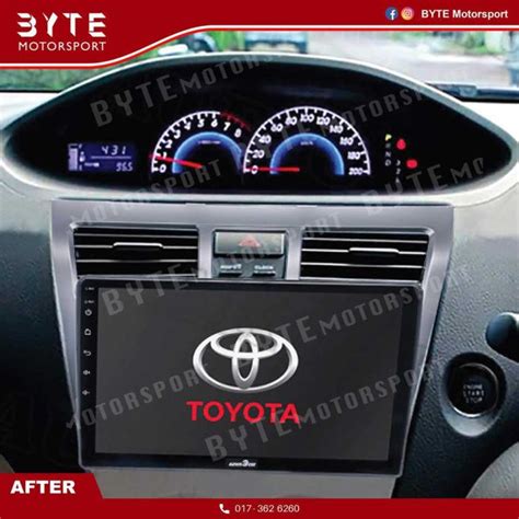 VESCUS Android Toyota Vios 2007 2013 T3L Android Player FOC LED