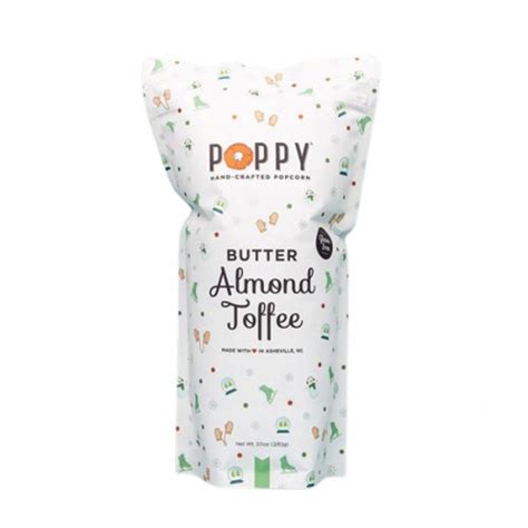 Poppy Butter Almond Toffee Popcorn Market Bag