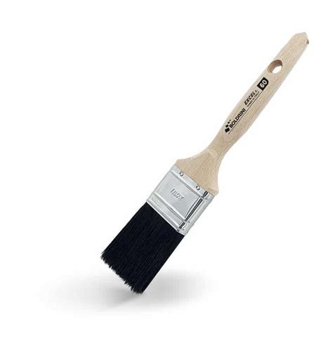 Кисть 70х15/64мм для эмали и лака EXCEL S.60 черная щетина, пластиковая ...