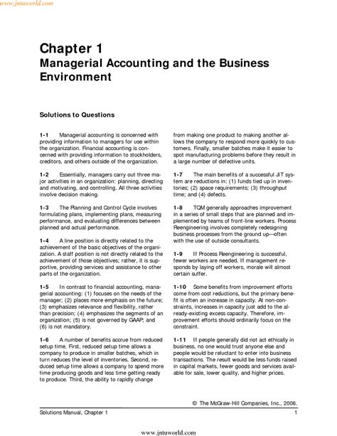 SOLUTION Managerial Accounting Solution Manual Pdfdrive Studypool