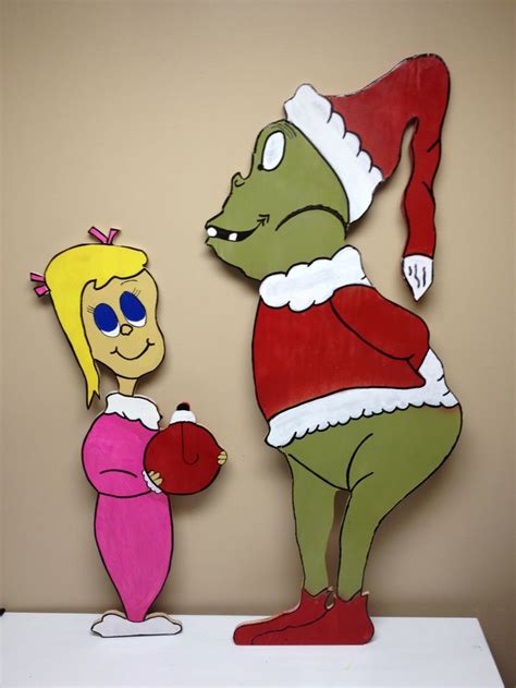 The grinch and cindy lou who | Cindy lou, Christmas decorations, Cindy lou who