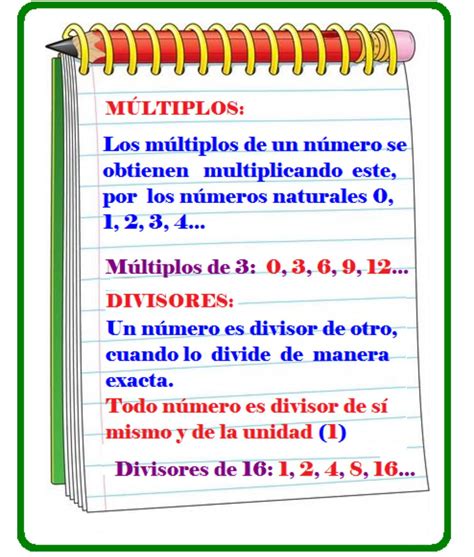 Que Es El Multiplo Y Divisor Brainly Lat