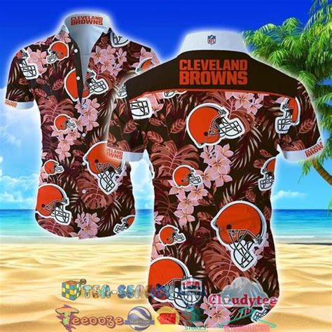 Cleveland Browns Nfl Tropical Ver 1 Hawaiian Shirt Homefavo