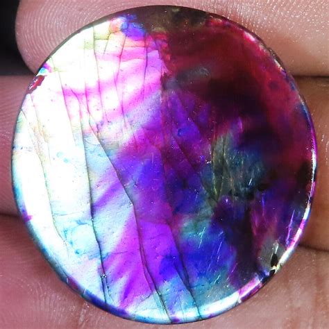 Karat Multi Blinkende Labradorite Edelstein Kost M Cabochon