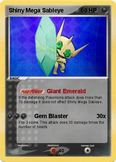 Pokémon Shiny Mega Sableye - Giant Emerald - My Pokemon Card