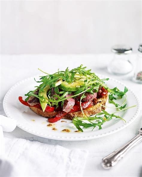 Ultimate Open Steak Sandwich Recipe Delicious Magazine