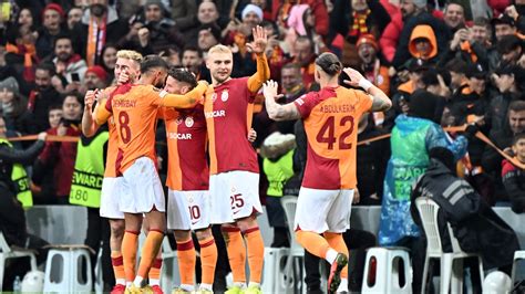 Galatasaray Avrupa da avantajı kaptı