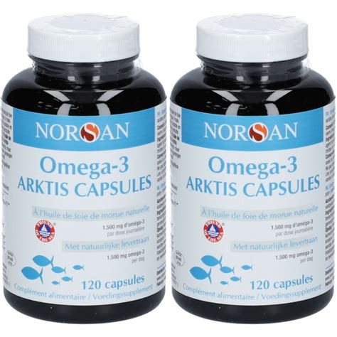 Norsan Omega Arktis Capsules Huile De Foie De Morue Naturelle X