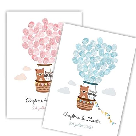 Arbre Empreintes Personnalis De Bapt Me Ou De Baby Shower Arbre