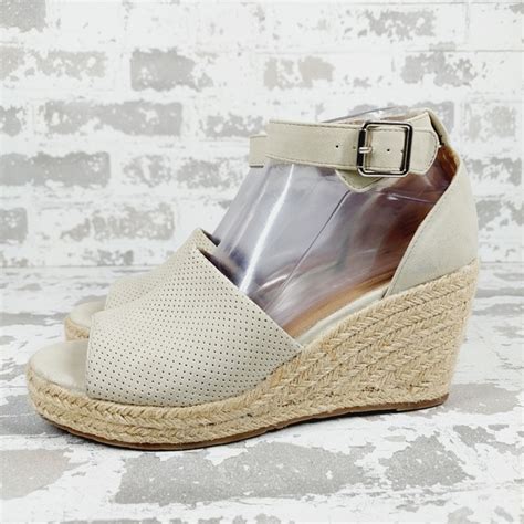 Esprit Shoes Esprit Ray Taupe Tan Espadrille Wedge Summer Sandal