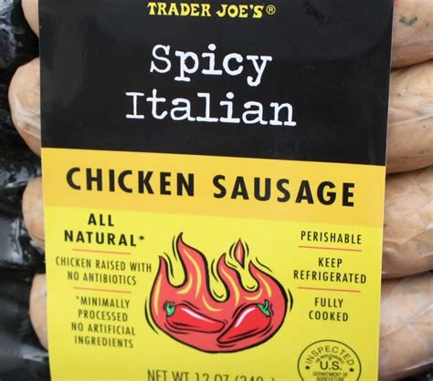 Trader Joe's Spicy Italian Chicken Sausage Reviews - Trader Joe's Reviews