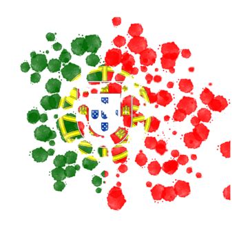 Portugal Flag, Portugal Flag Watercolor, Portugal Flag Waving ...