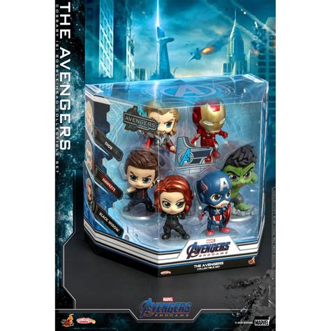Ready Stock Hot Toys COSB787 The Avengers Cosbaby S Bobble Head Collectible Set Shopee