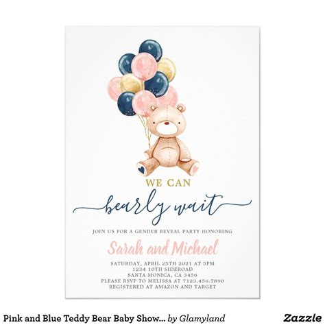 Gender Reveal Themes Gender Reveal Party Invitations Gender Reveal