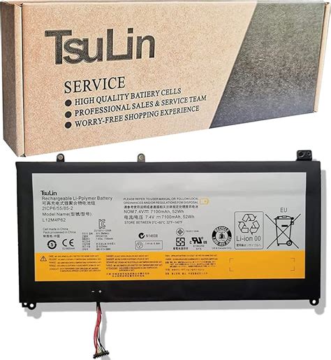 Amazon TsuLin L12M4P62 Laptop Battery Compatible With Lenovo