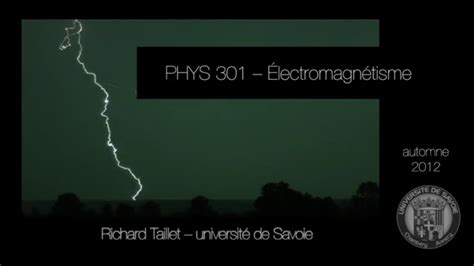 cours vidéos d introduction à l électromagnétisme université de savoie