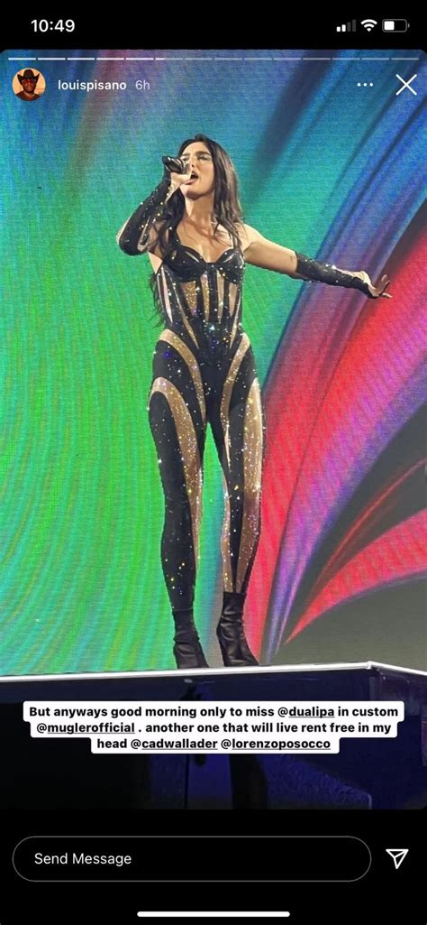 Of Course Dua Lipas Tour Catsuits Are All Designer Catsuit Lipa