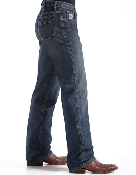 Cinch Mens White Label Jeans Dark Stonewash