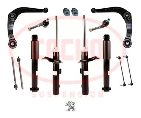 Kit Tren Delantero P Peugeot 206 207 Con 4 Amortiguadores