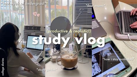 Study Vlog Final Exams Intense Cramming How I Make My Study Guides