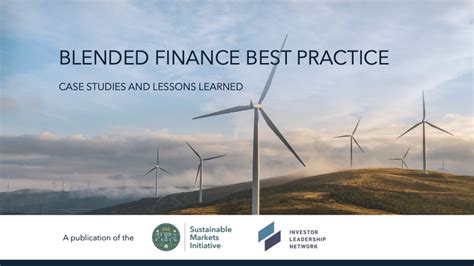 blended finance  practice convergence resources convergence
