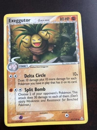 Exeggutor Reverse Holo Ungraded Pokemon Holon Phantoms