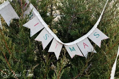 Burlap Christmas Banner Printable – 12 Days of Christmas {Day 8 ...