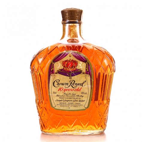 Seagrams Crown Royal 1976 10 Year Old Canadian Whisky Whisky Auctioneer