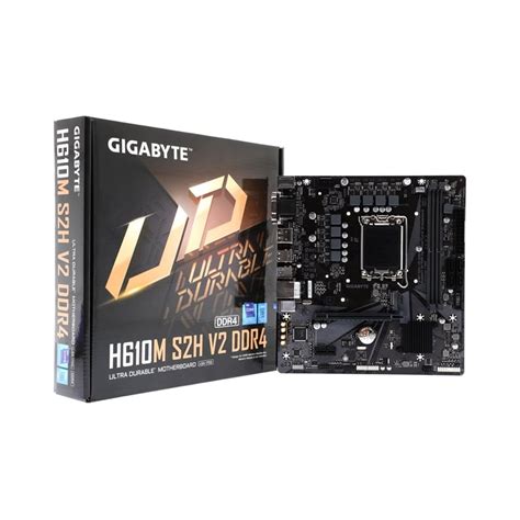 Mainboard เมนบอร์ด Gigabyte H610m S2h V2 Ddr4 Iris Technology