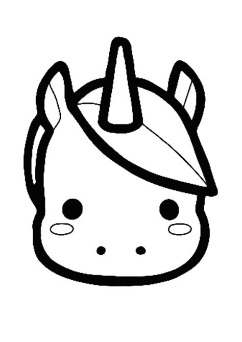 +5 Emoji Unicorn Coloring Page Paling Update